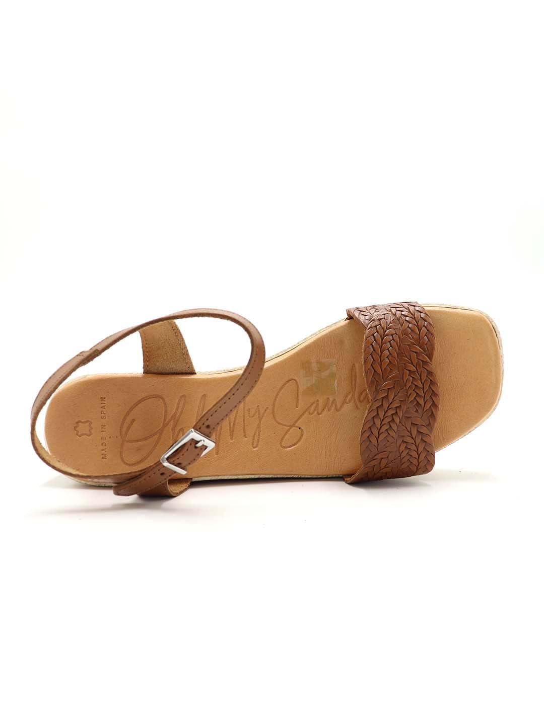 Sandalia OH! MY SANDALS Mujer Roble