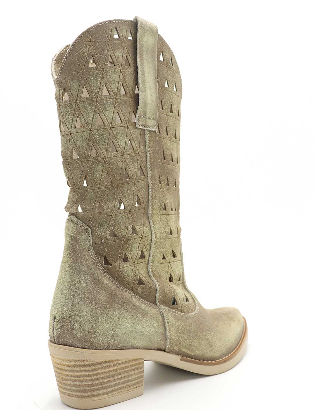 Bota Cowboy MERISSELL Mujer Perla