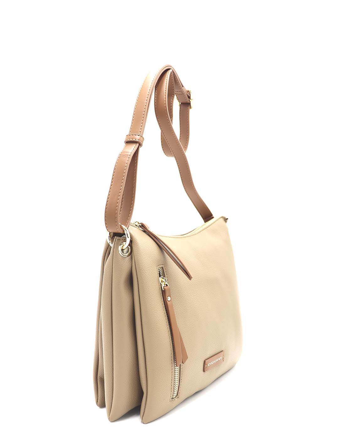 Bolso Bandolera D`DONA Mujer Nuez