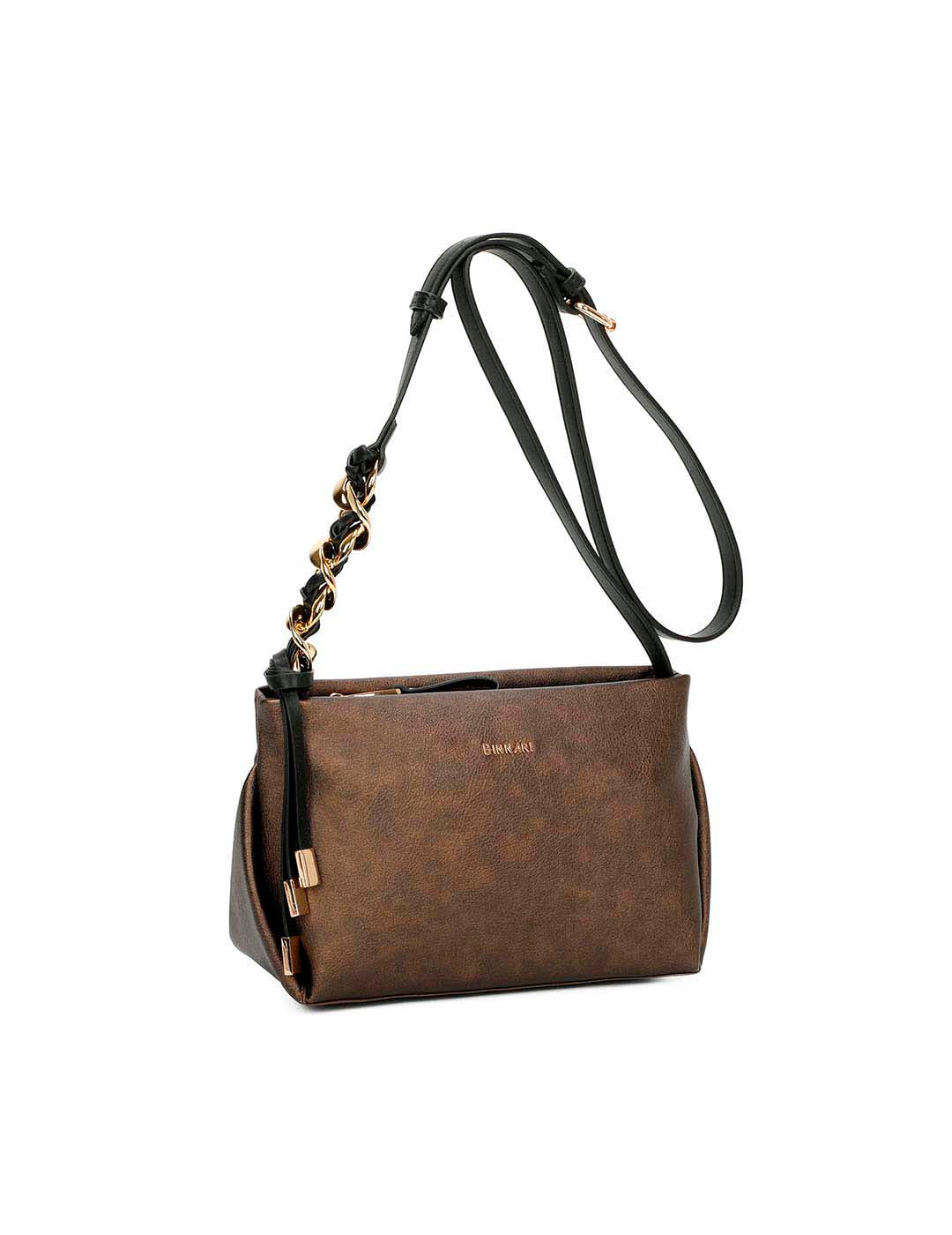 Bolso Bandolera BINNARI Mujer Bronce