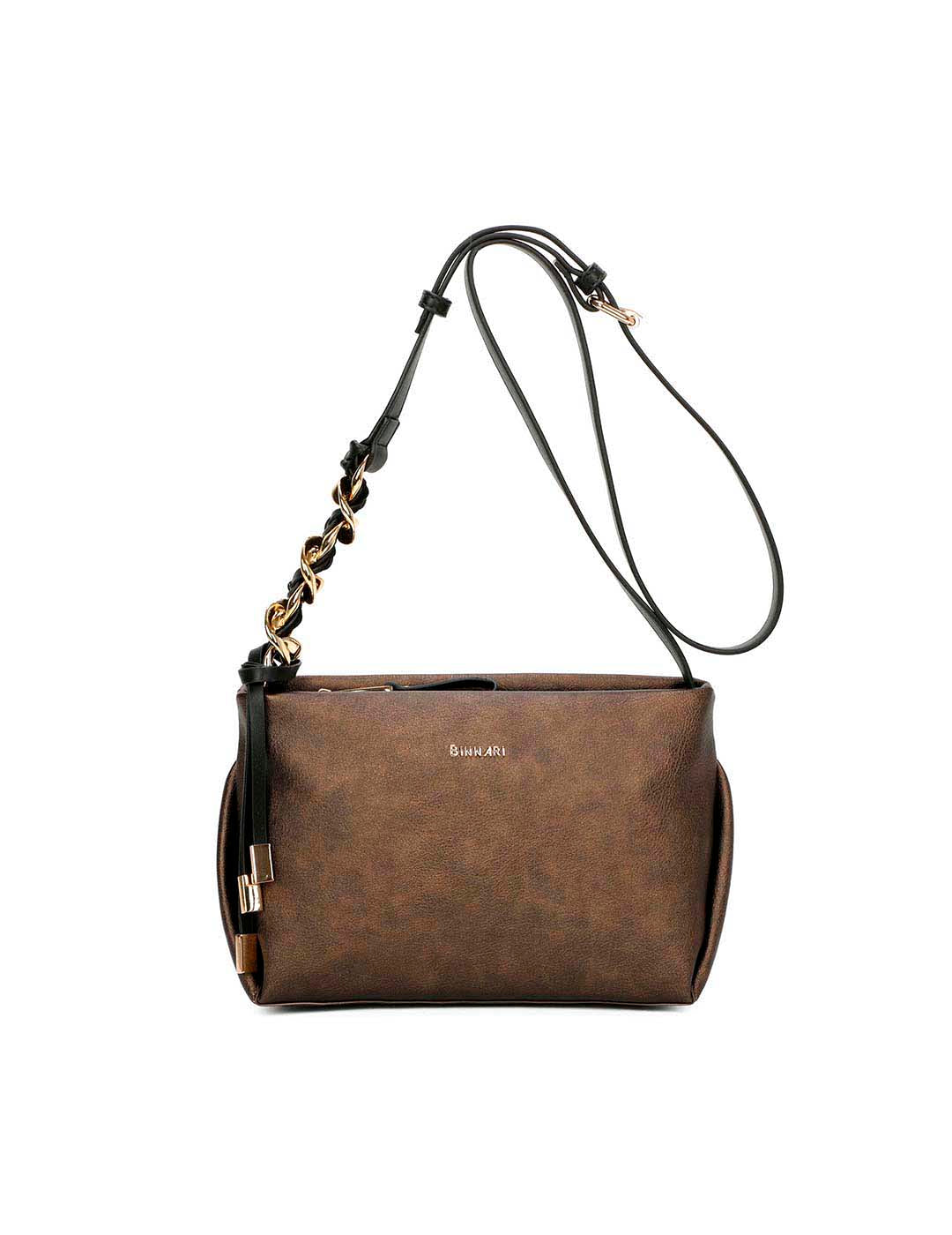 Bolso Bandolera BINNARI Mujer Bronce