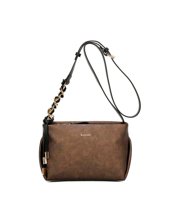 Bolso Bandolera BINNARI Mujer Bronce