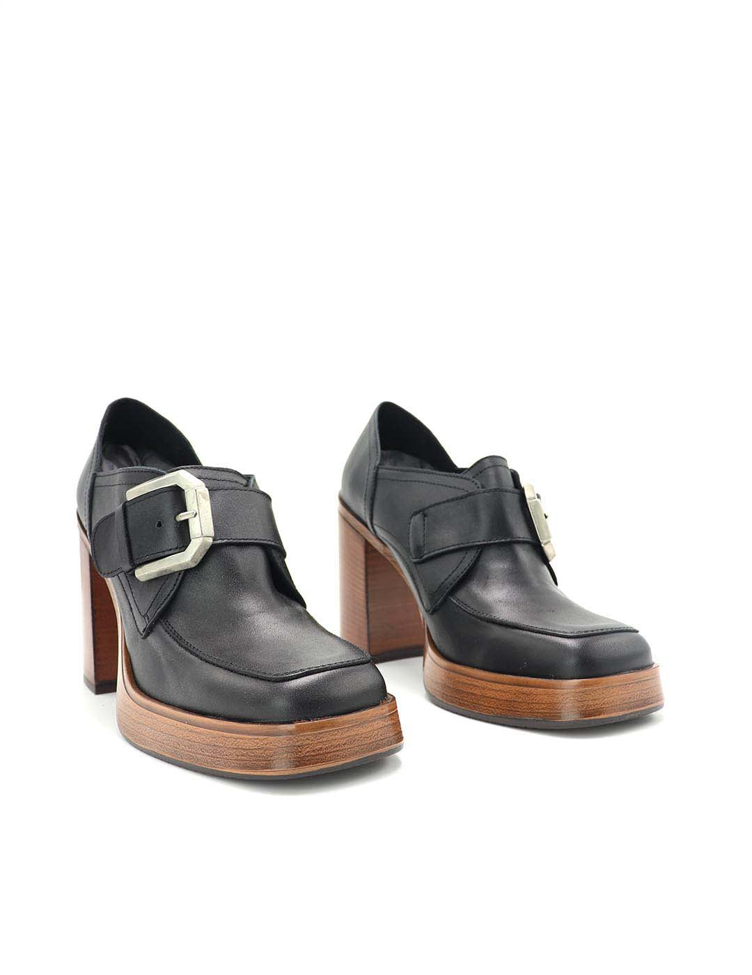 Mocasín Hebilla MERISSELL Mujer Negro