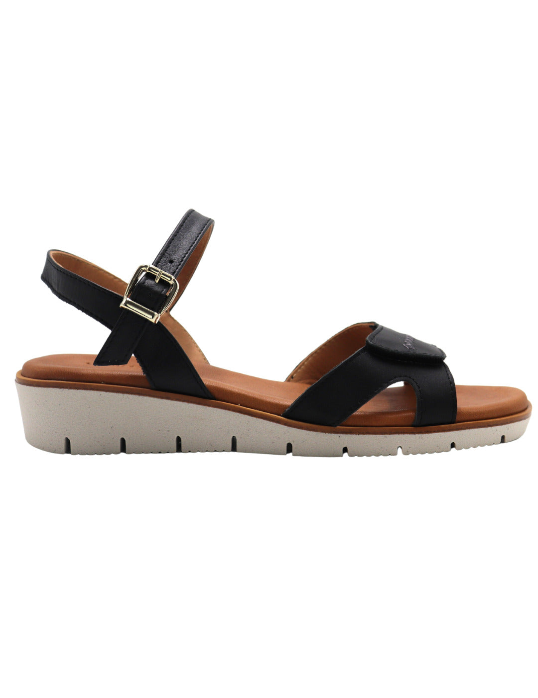 Sandalia Velcro MERISSELL Mujer Negro