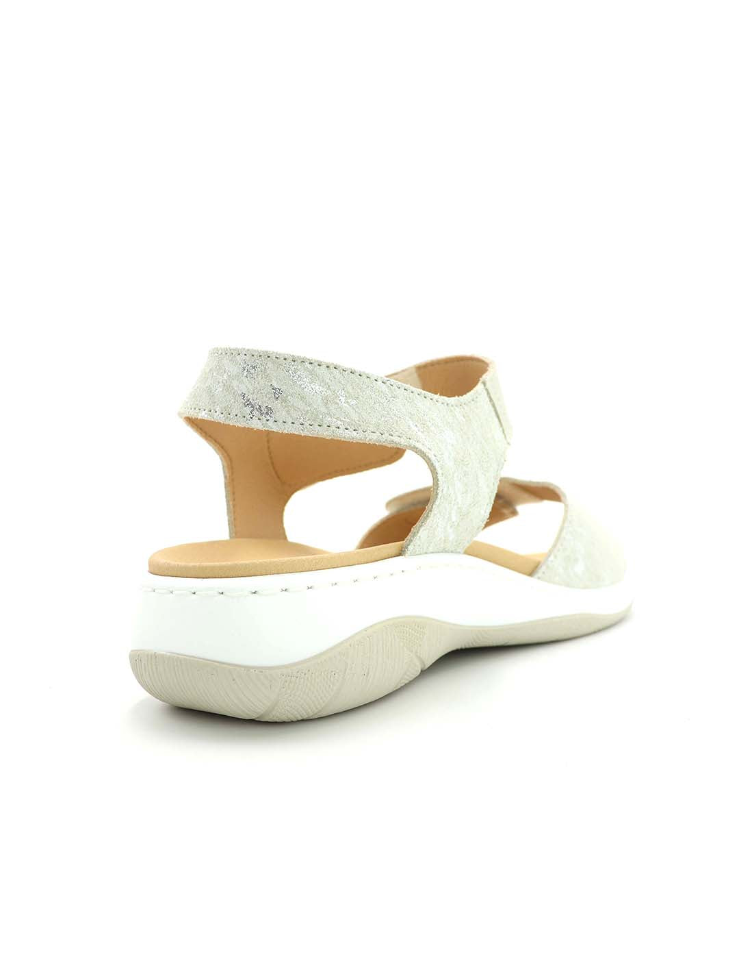 Sandalia Velcro DESCANFLEX Mujer Beig