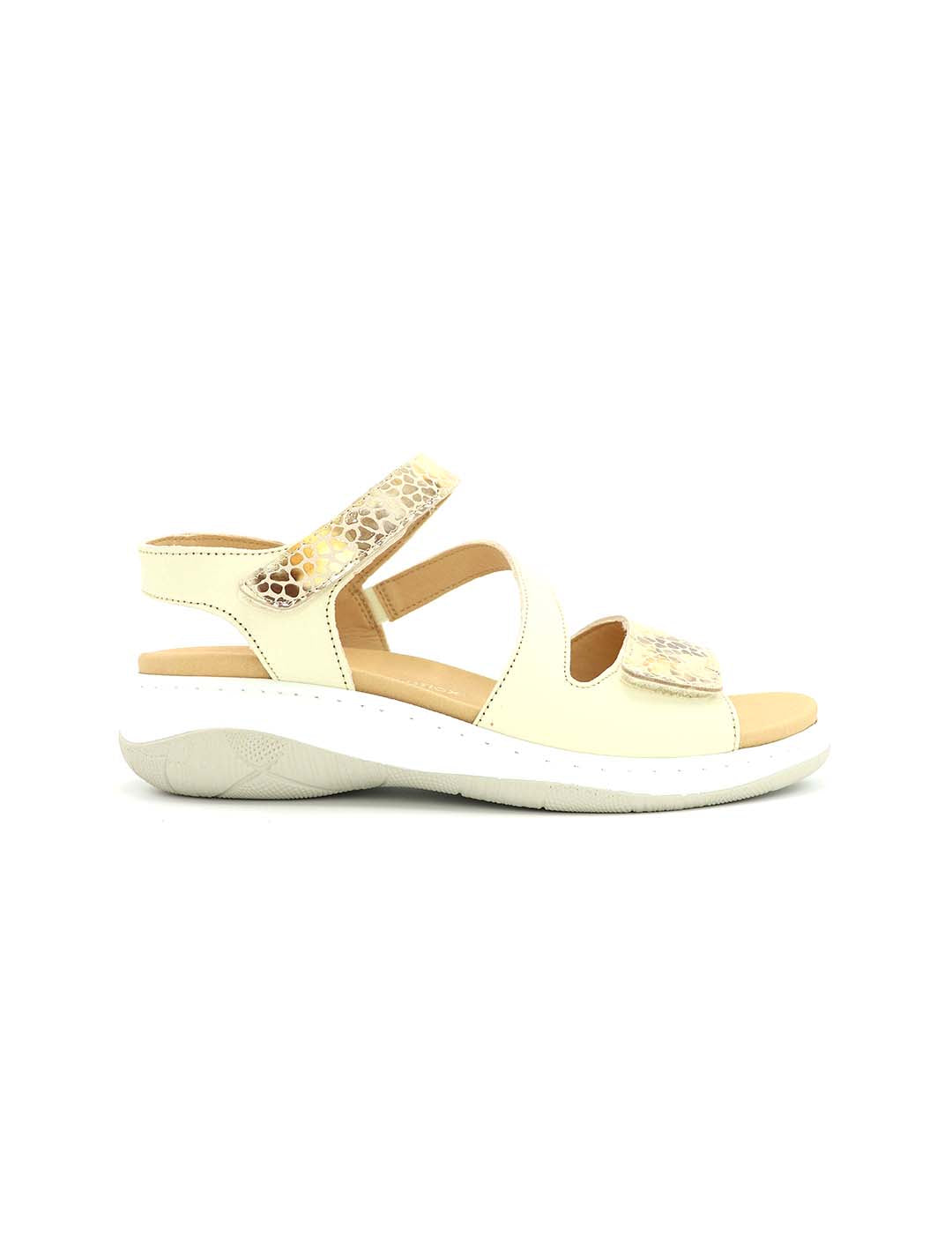 Sandalia Velcro DESCANFLEX Mujer Sand