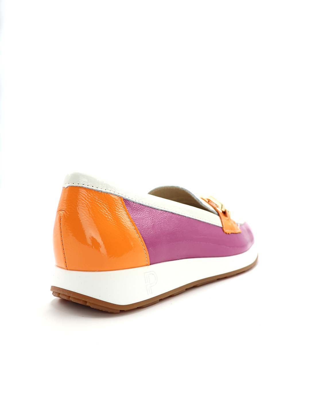 Mocasín PITILLOS Mujer Fuxia Tricolor