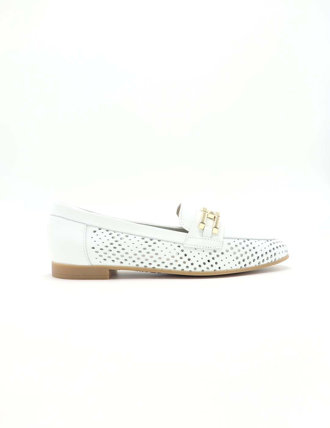 Mocasín Calado PITILLOS Mujer Blanco