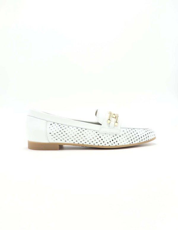 Mocasín Calado PITILLOS Mujer Blanco