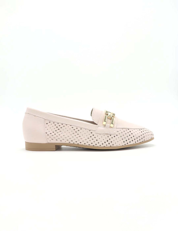 Mocasín Calado PITILLOS Mujer Nude