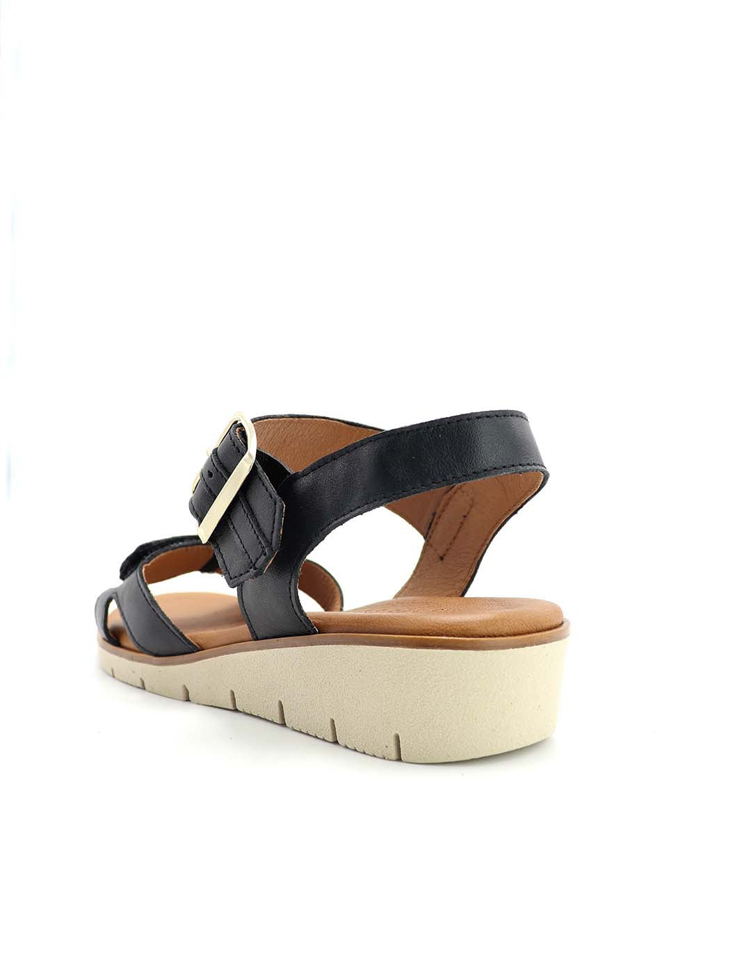 Sandalia Velcro MERISSELL Mujer Negro