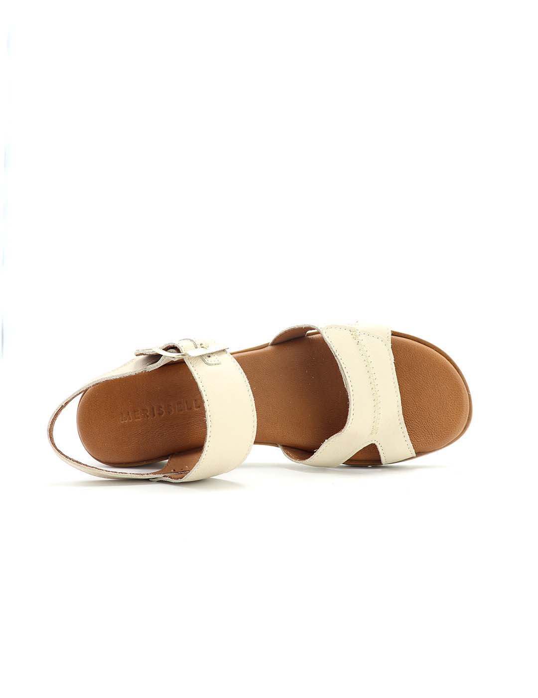 Sandalia Velcro MERISSELL Mujer Ivory