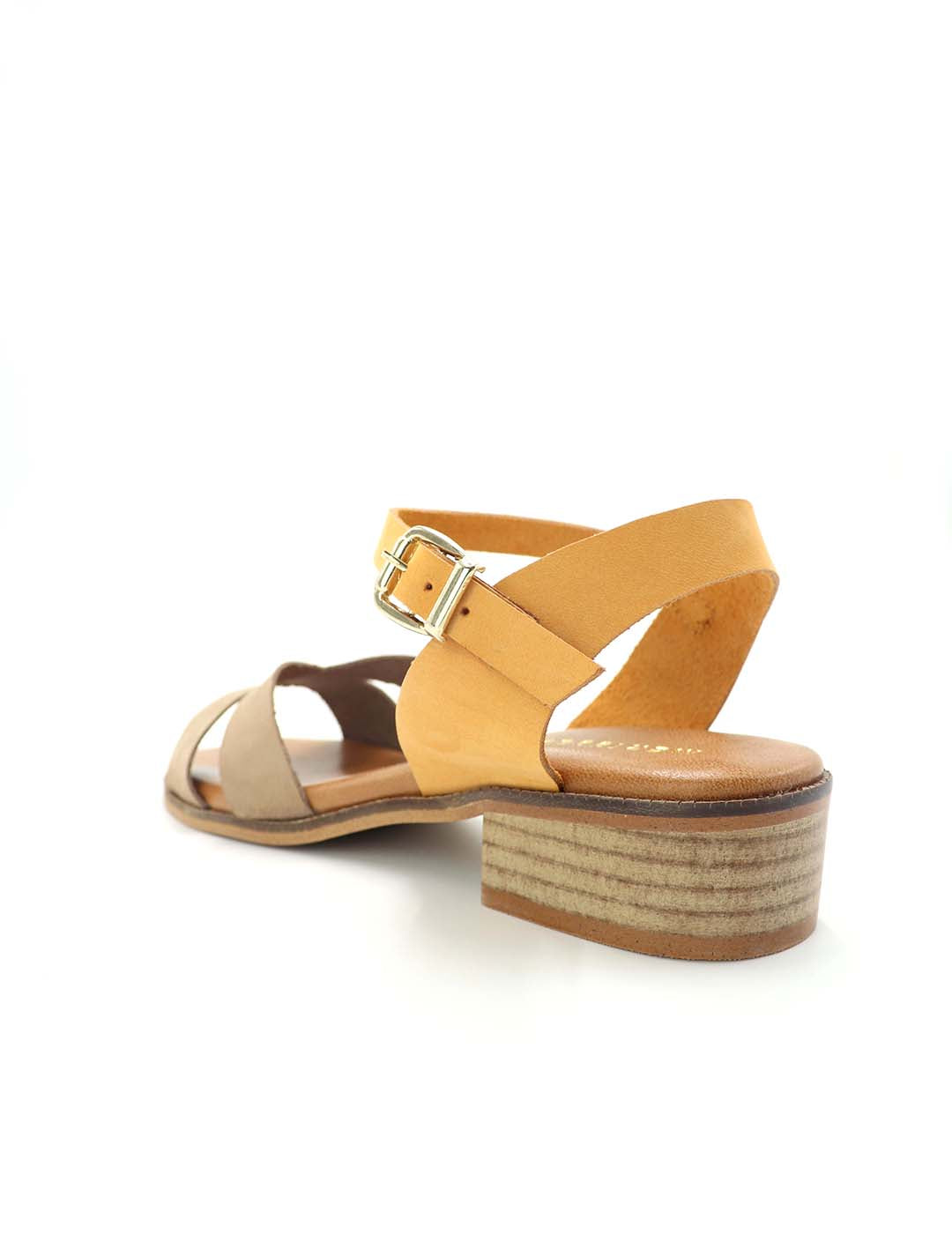 Sandalia MERISSELL Mujer Orange / Taupe