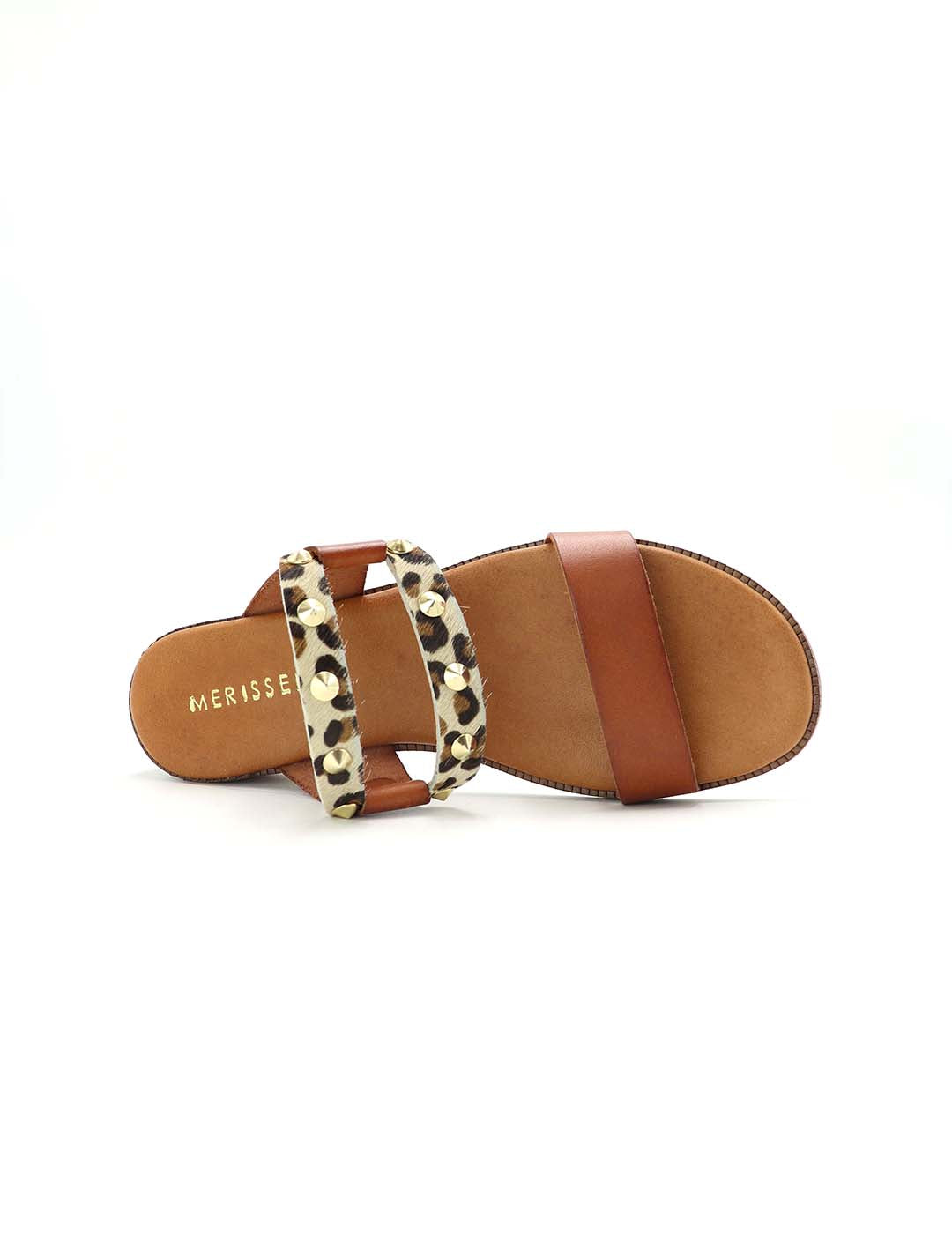 Sandalia MERISSELL Mujer Cuero / Leopardo