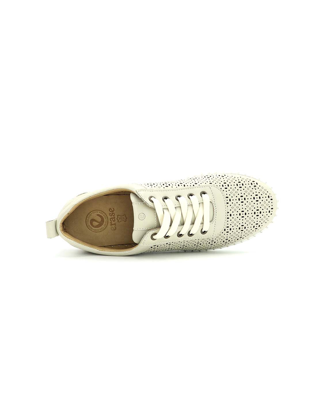 Blucher Calado ERASE Mujer Hielo