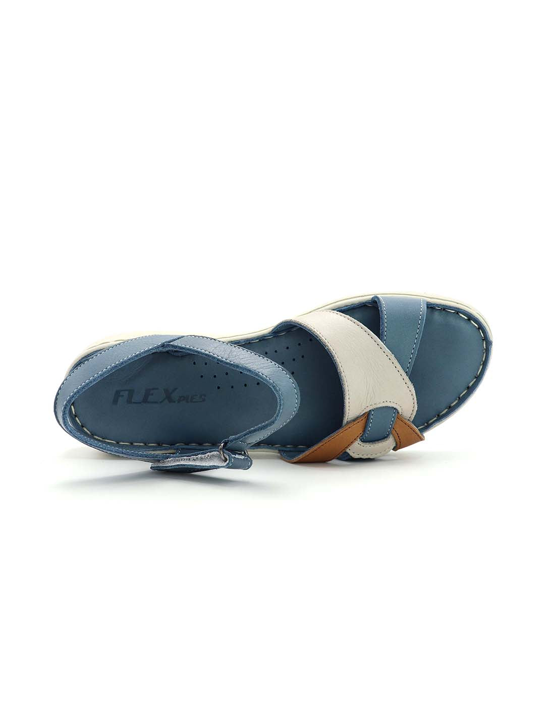 Sandalia GO FLEX Mujer Azul