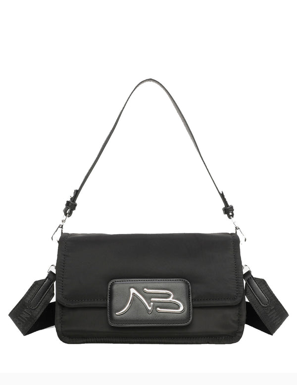 Bolso Bandolera BINNARI Mujer Negro