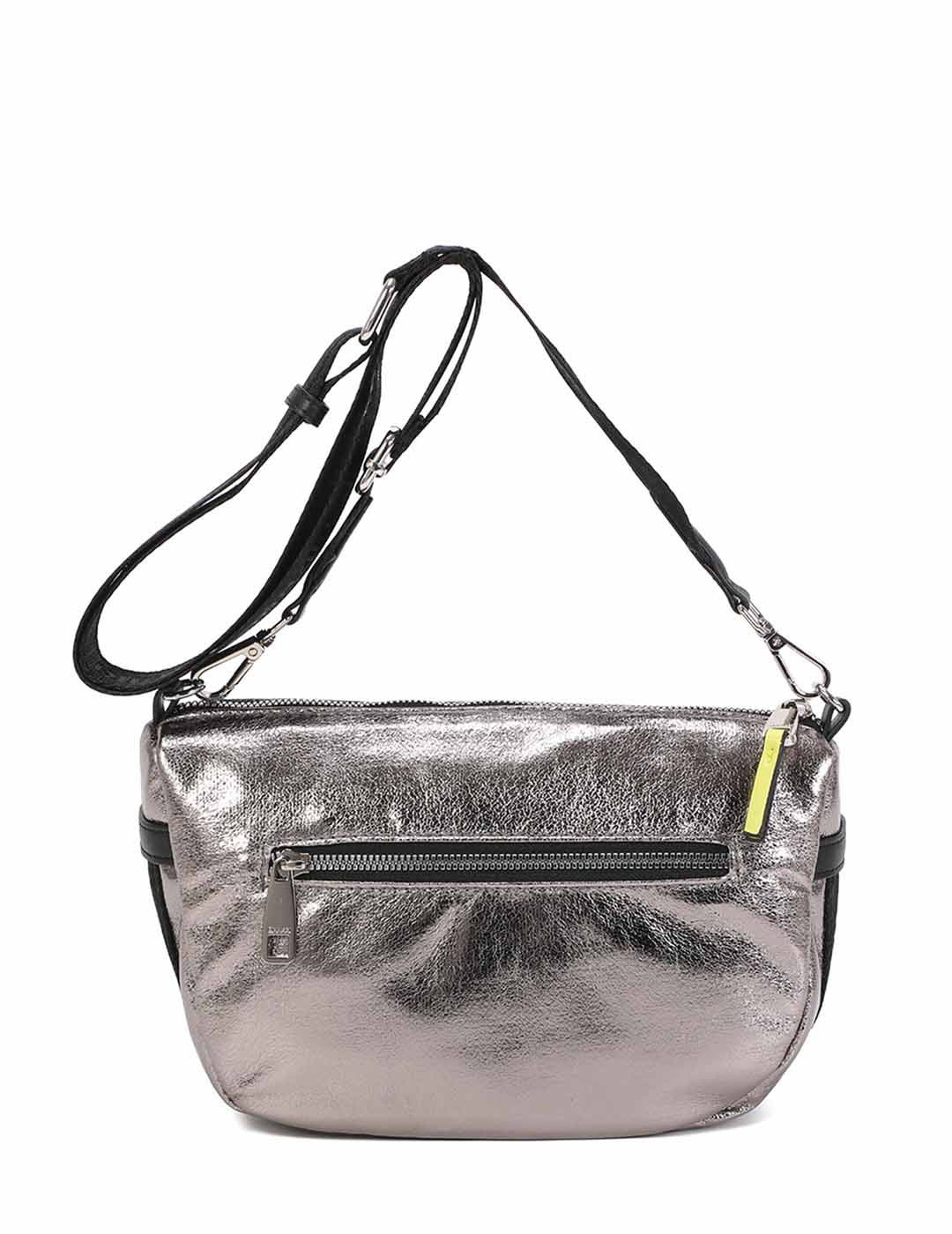 Bolso Bandolera BINNARI Mujer Acero