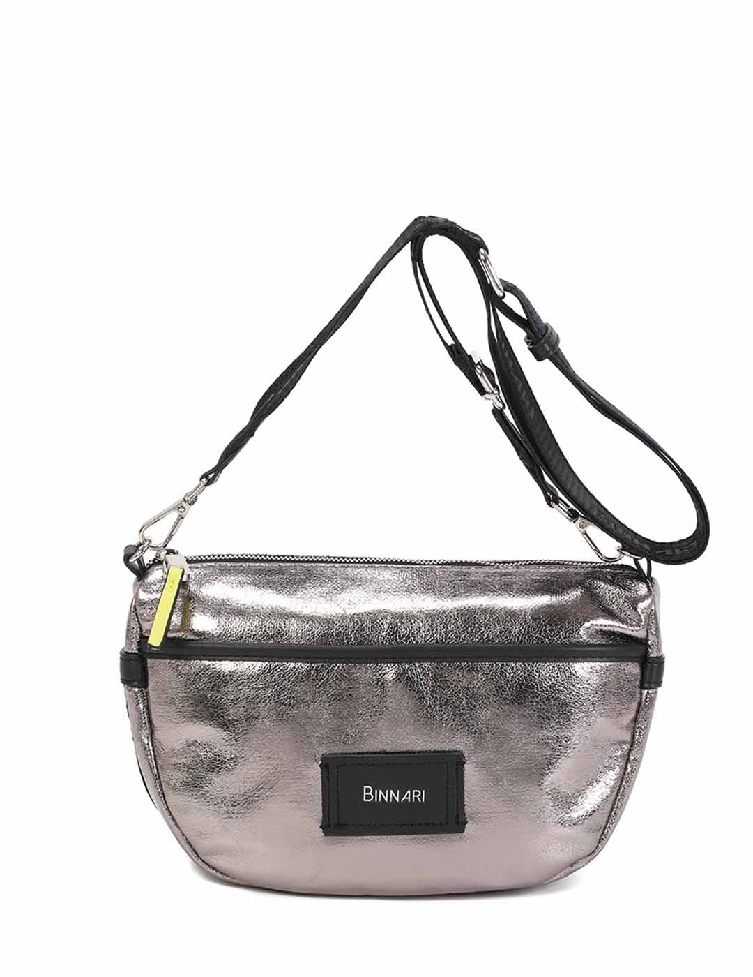 Bolso Bandolera BINNARI Mujer Acero