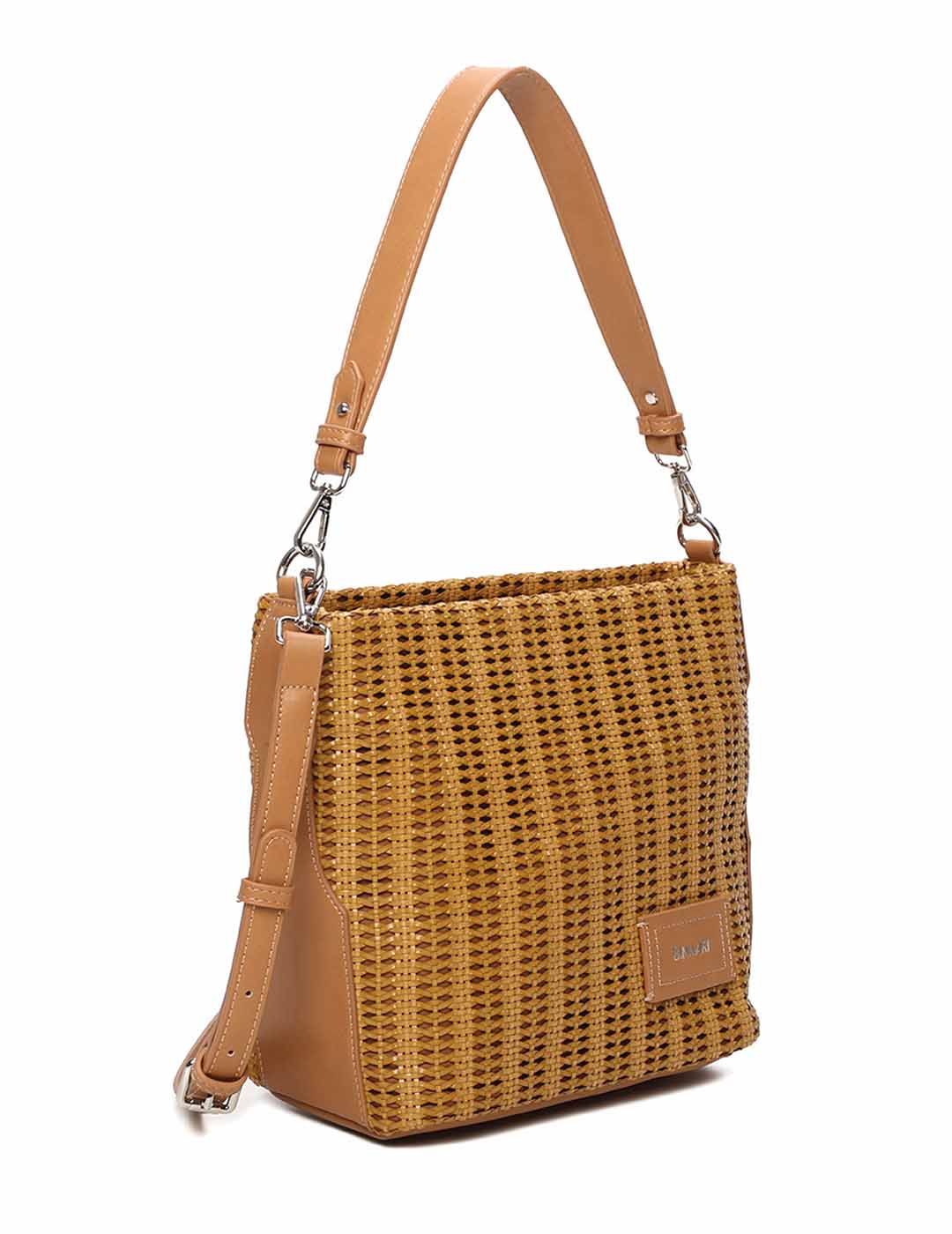 Bolso Bandolera BINNARI Mujer Camel