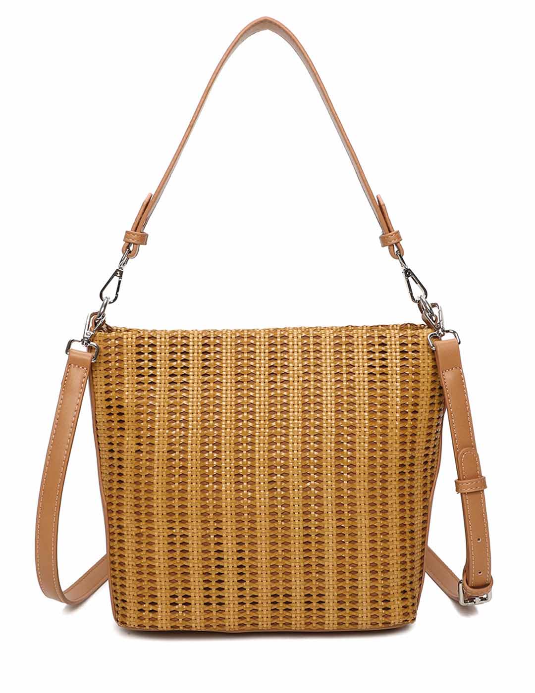 Bolso Bandolera BINNARI Mujer Camel