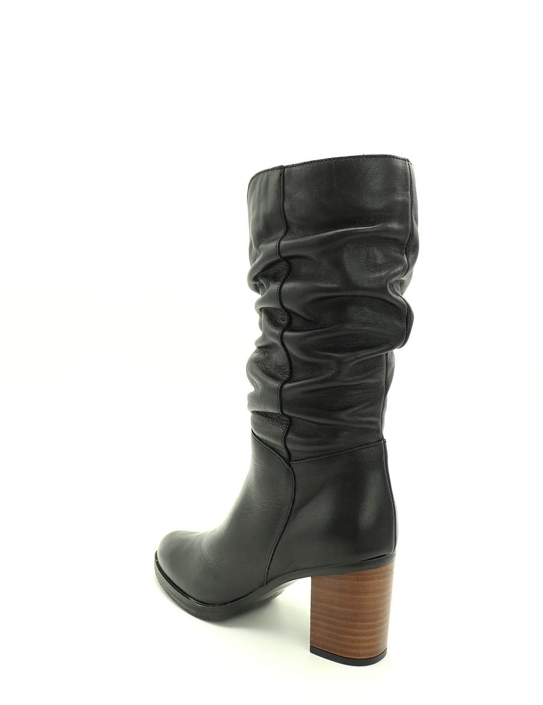 Bota Arrugada ELIO PITTI Mujer Negro