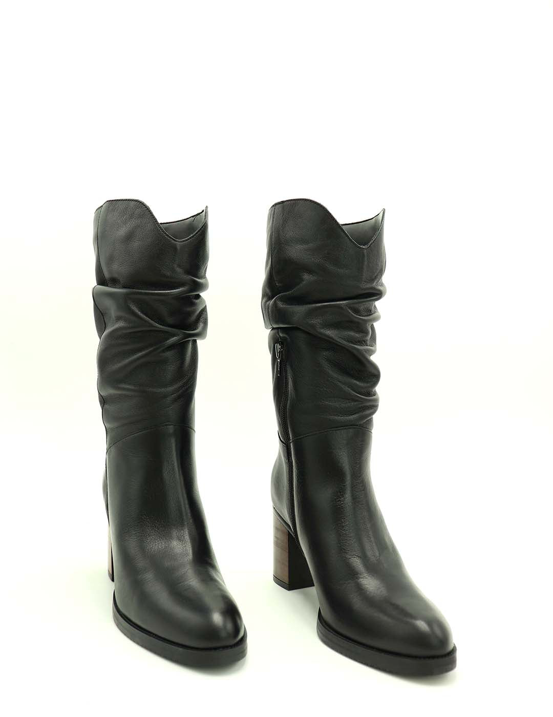 Bota Arrugada ELIO PITTI Mujer Negro