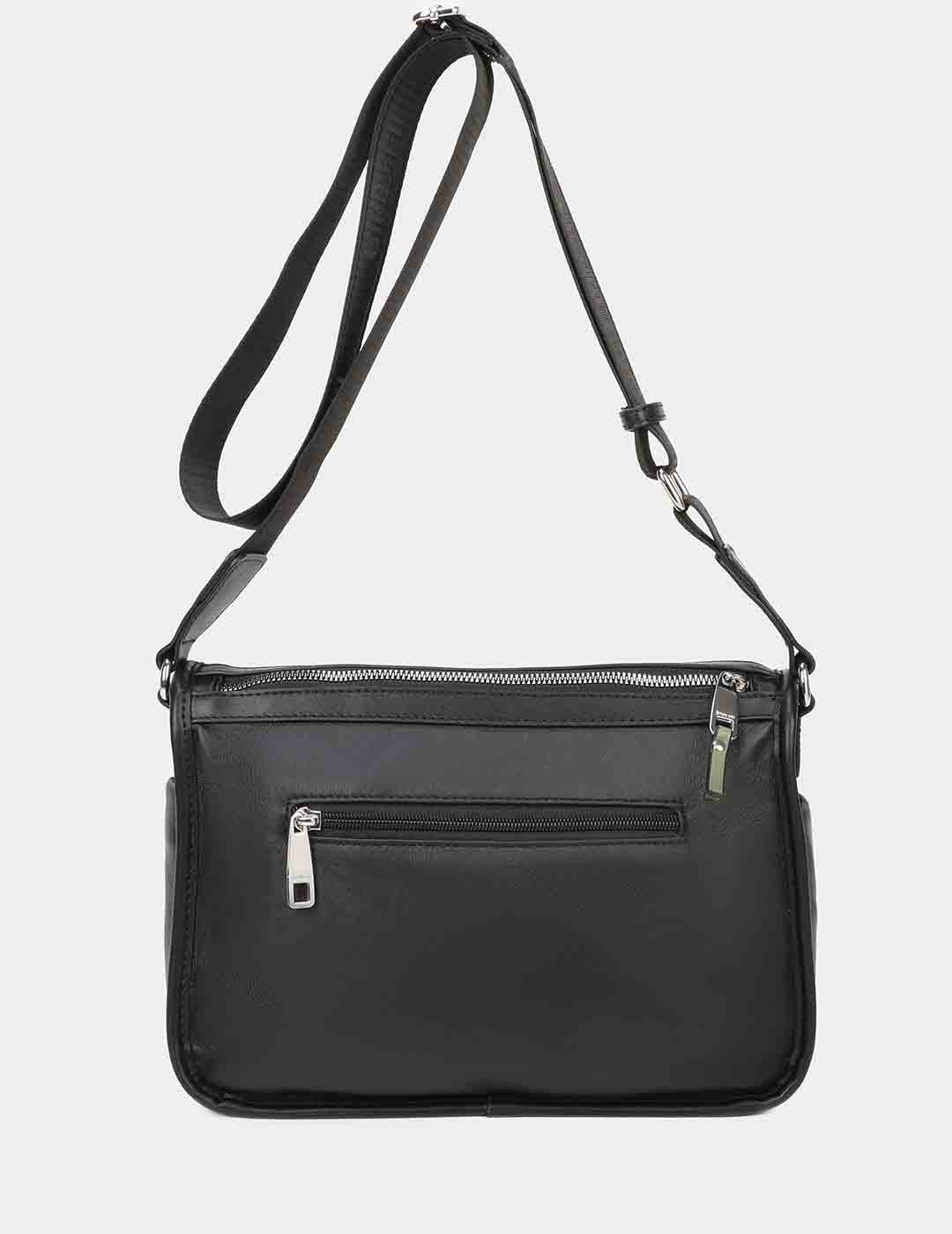 Bolso Bandolera BINNARI Mujer Negro