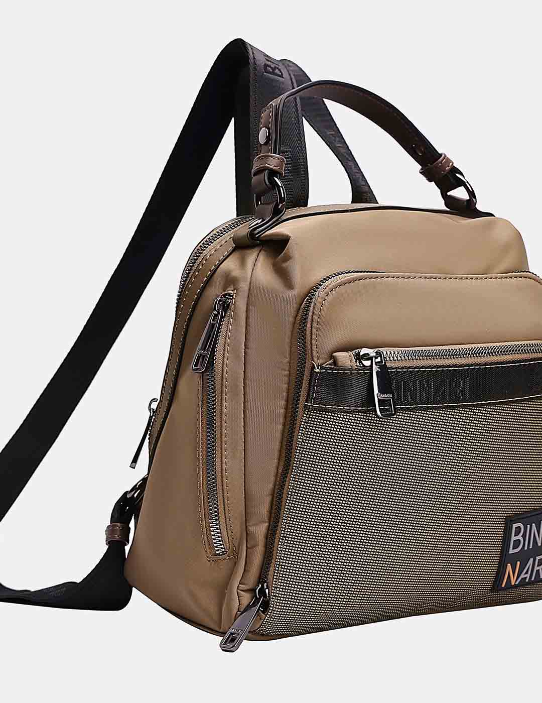 Mochila BINNARI Mujer Taupe