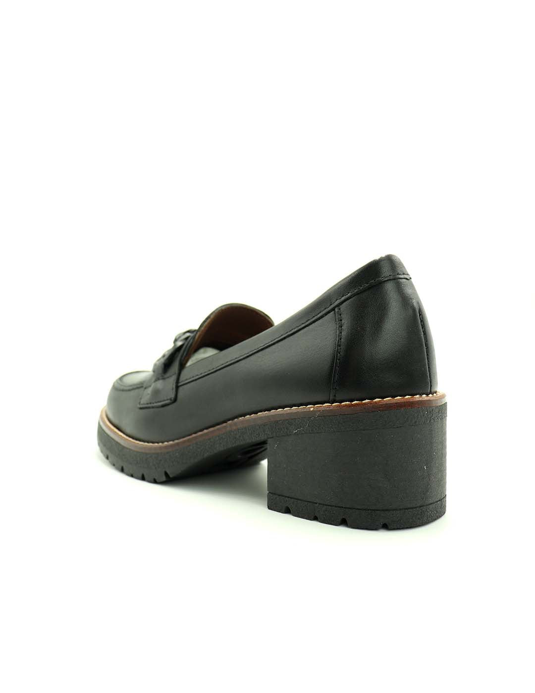 Mocasin PITILLOS Mujer Negro