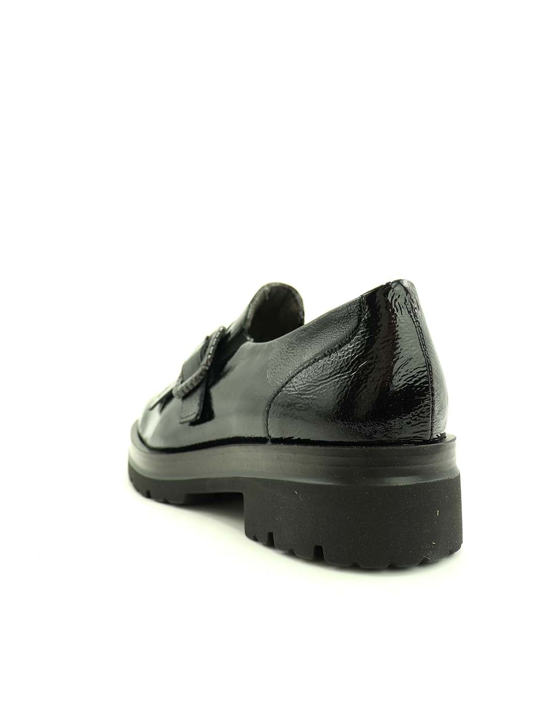 Mocasin Alto PITILLOS Mujer Negro