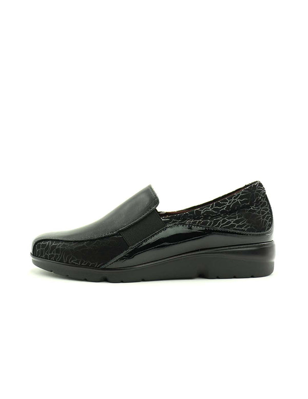 Mocasin PITILLOS Mujer Negro