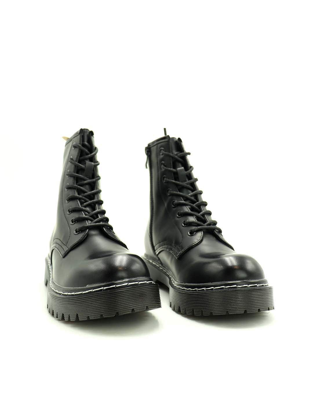 Botin Militar STAY Mujer Negro