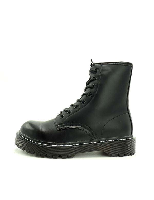 Botin Militar STAY Mujer Negro