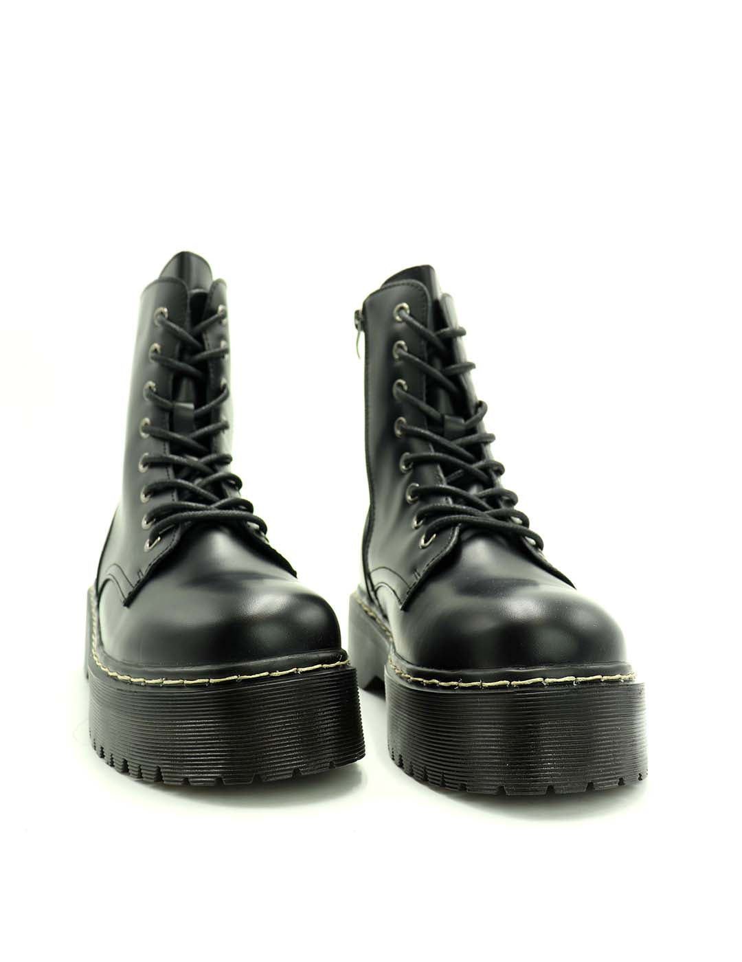 Botin Militar STAY Mujer Negro