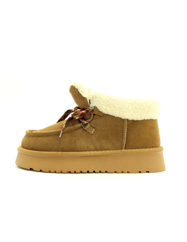 Botin STAY Mujer Camel