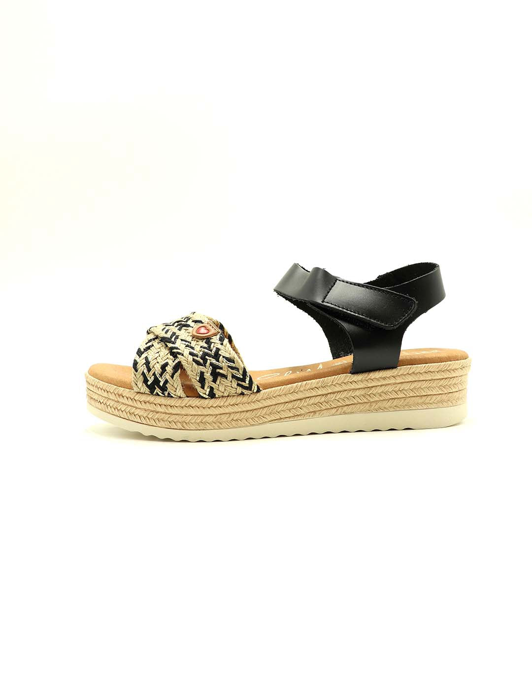 Sandalia OH! MY SANDALS Mujer Negro Combi