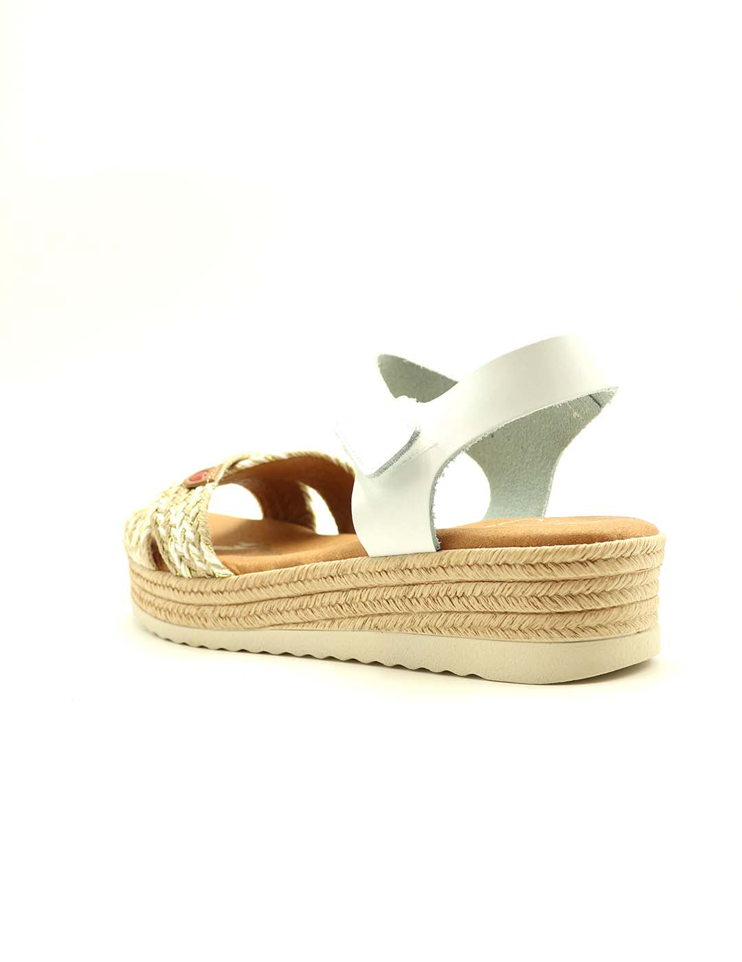 Sandalia OH! MY SANDALS Mujer Blanco Combi