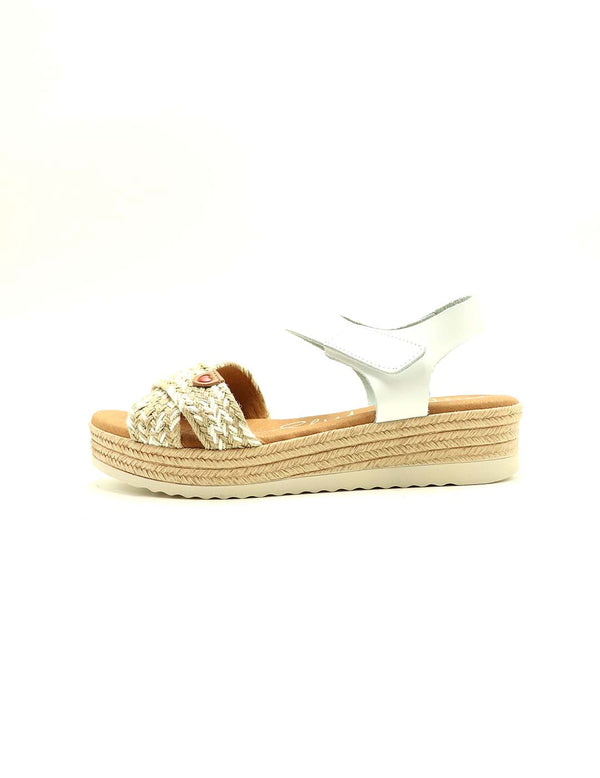 Sandalia OH! MY SANDALS Mujer Blanco Combi