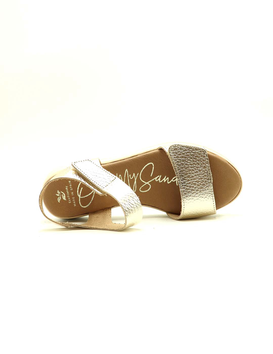 Sandalia OH! MY SANDALS Mujer Champán