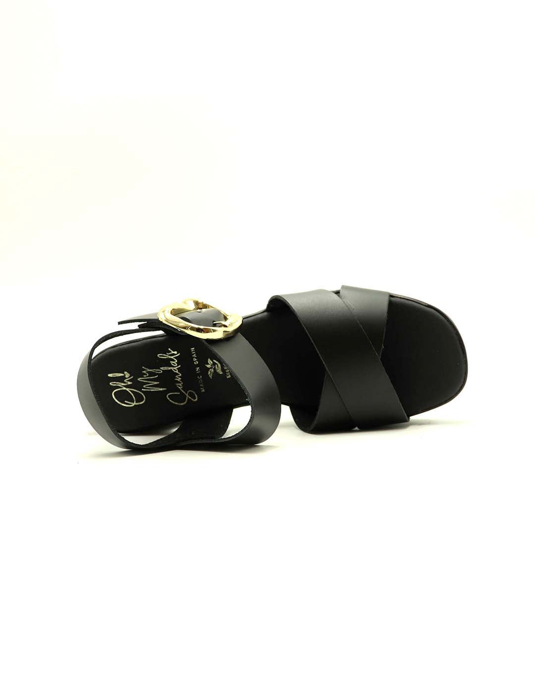 Sandalia OH! MY SANDALS Mujer Negro