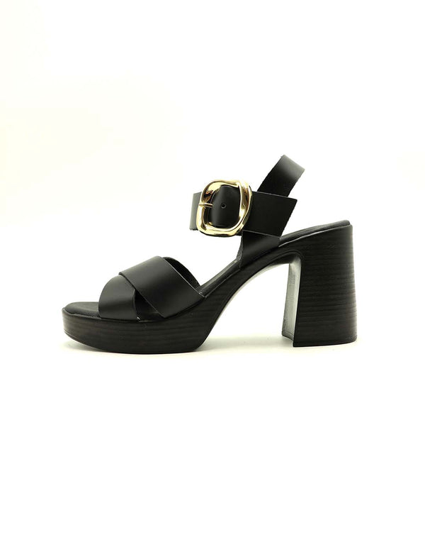 Sandalia OH! MY SANDALS Mujer Negro
