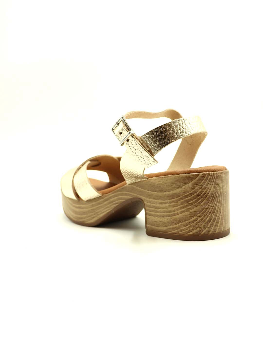 Sandalia OH! MY SANDALS Mujer Champán