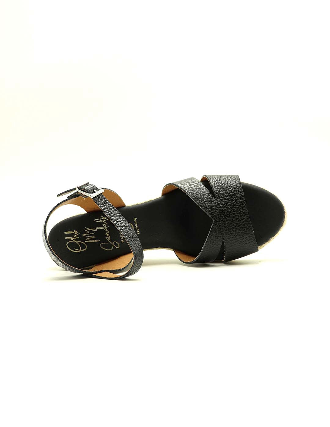 Sandalia OH! MY SANDALS Mujer Negro
