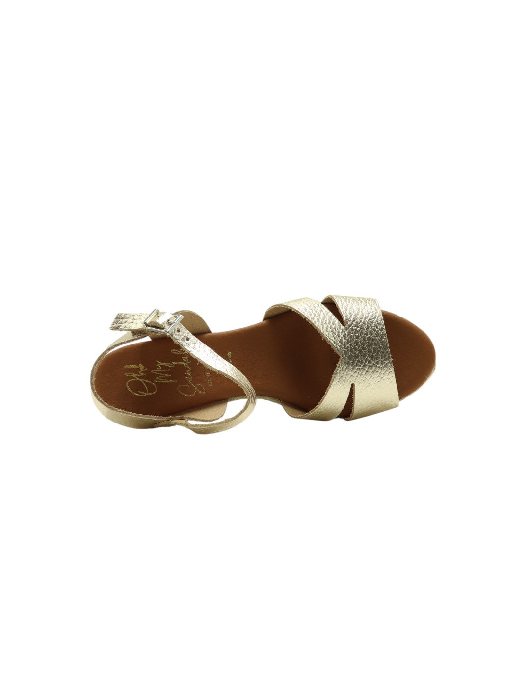 Sandalia OH! MY SANDALS Mujer Champán