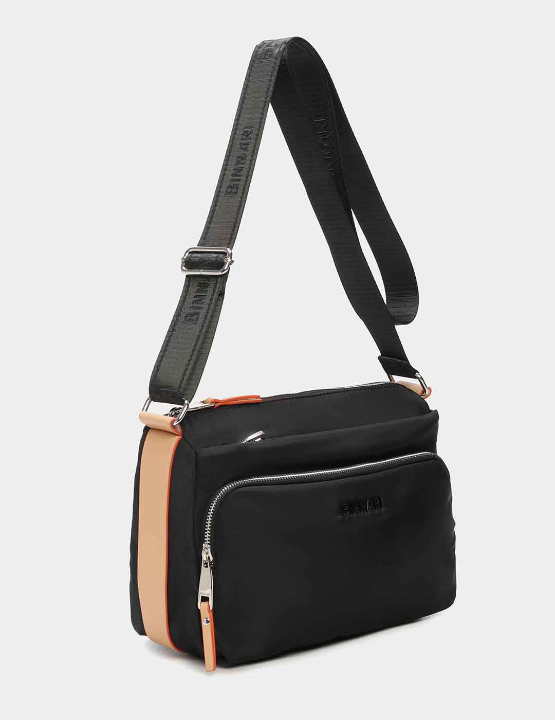 Bolso Bandolera BINNARI Mujer Negro