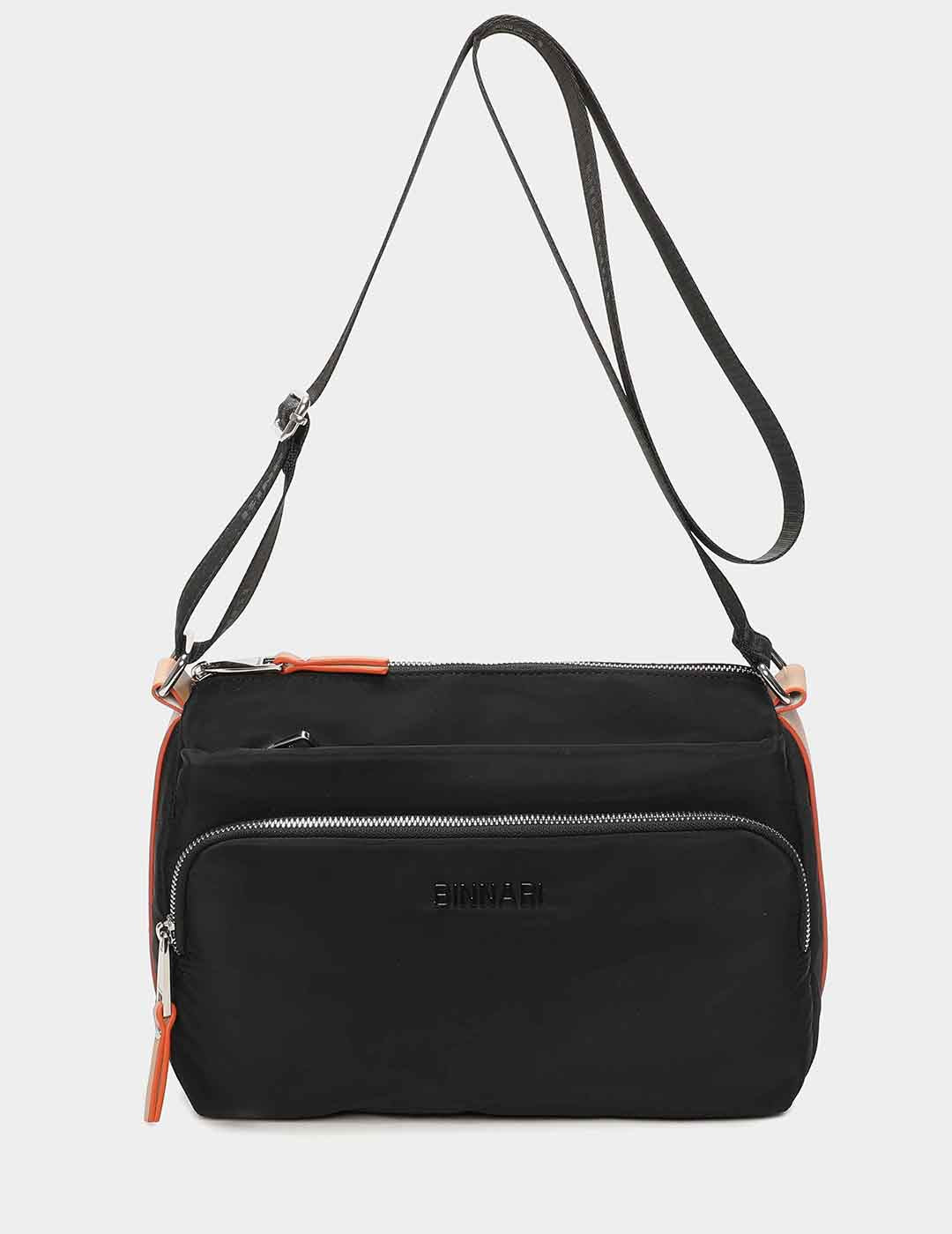 Bolso Bandolera BINNARI Mujer Negro