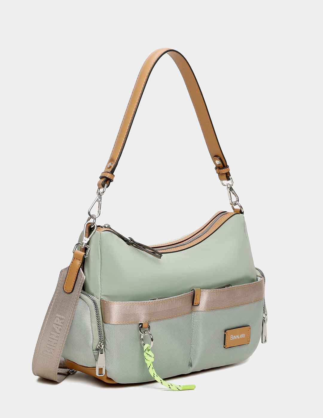 Bolso Bandolera BINNARI Mujer Menta