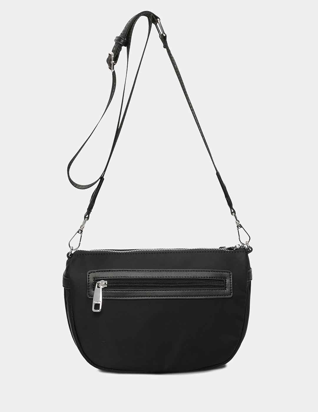 Bolso Bandolera BINNARI Mujer Multi Negro
