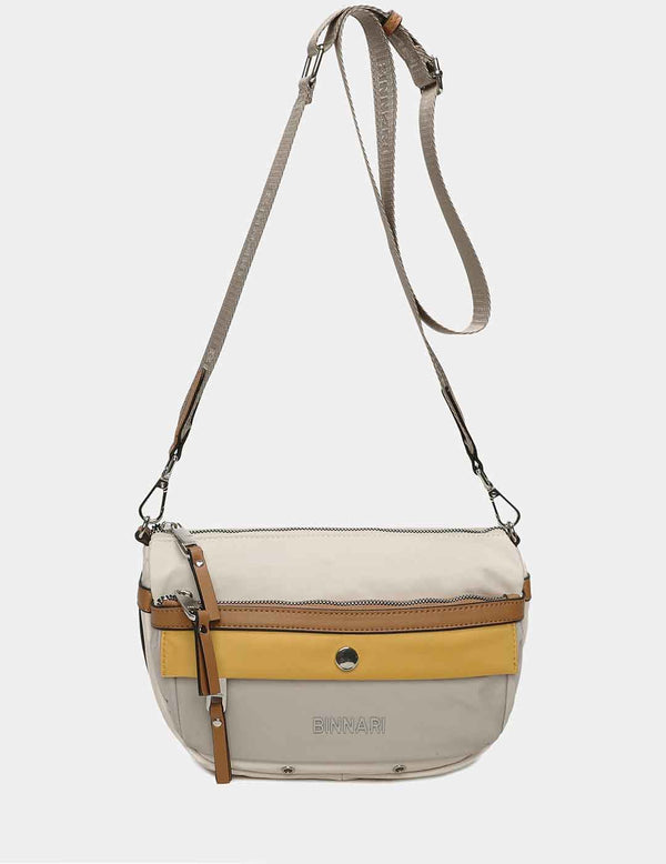 Bolso Bandolera BINNARI Mujer Multi Hielo